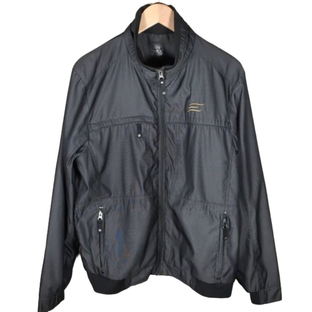 OGIO jacket pockets gray full zip Sz. M (logo)